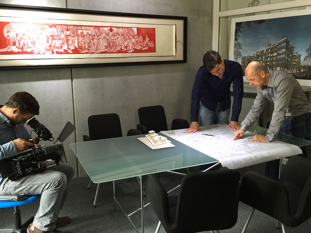 RTL zum Dreh bei Frey Architekten Frey Architekten