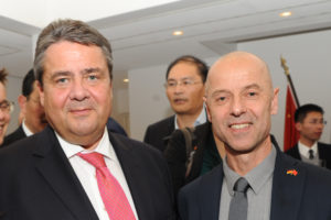 Sigmar Gabriel und Wolfgang Frey in China